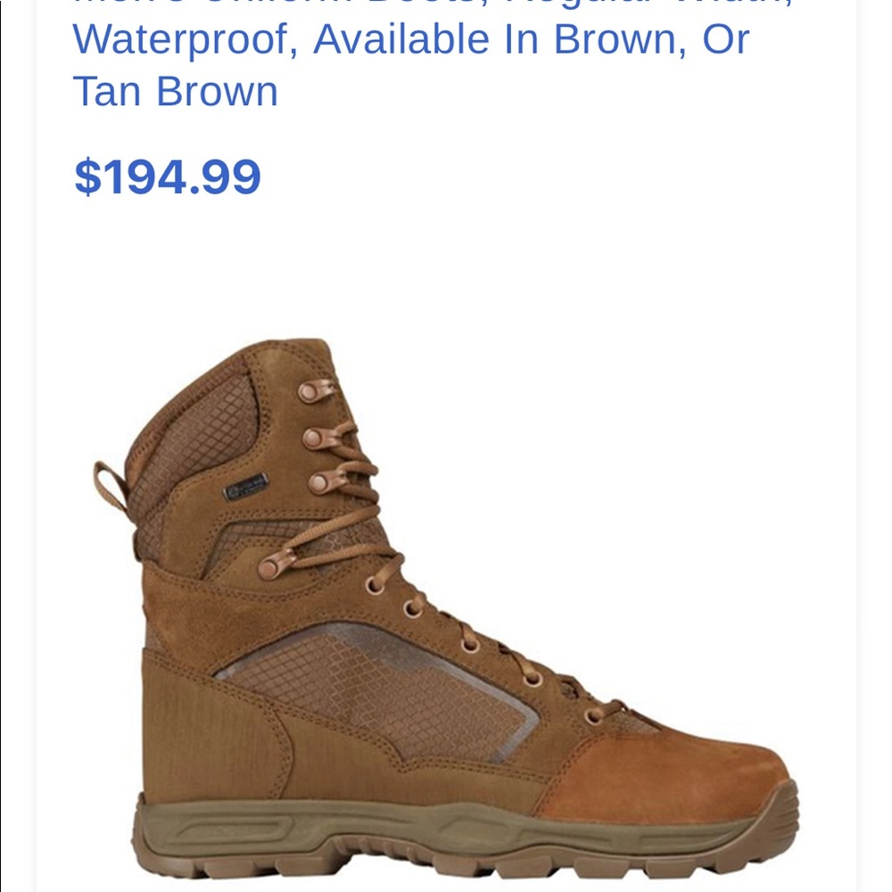 5.11 Tactical XPRT 8 Dark Coyote Boot